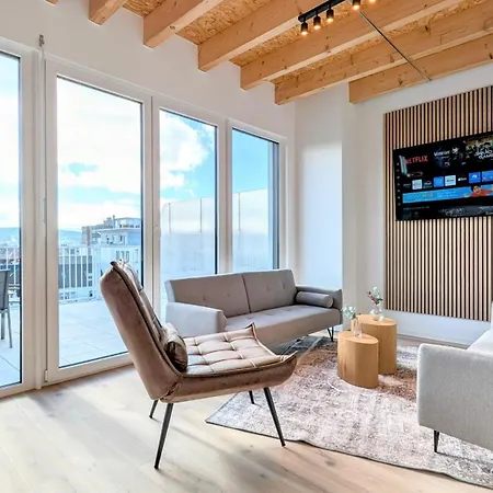 Appartement Velaris - Stilvolle Lofts & Penthouses - Premium Wohnen Mit Parkplatz & Workstations Kaiserslautern