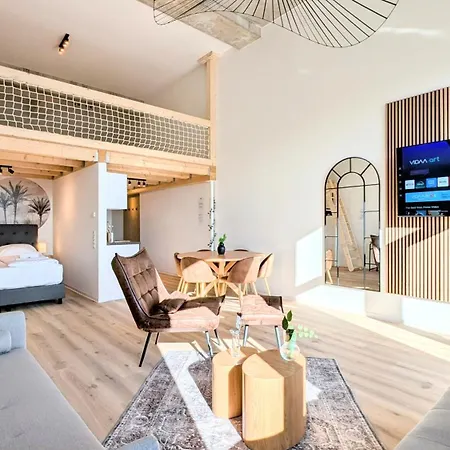 Apartment Andriss - Stilvolle Lofts & Penthouses - Premium Wohnen Mit Parkplatz & Workstations *