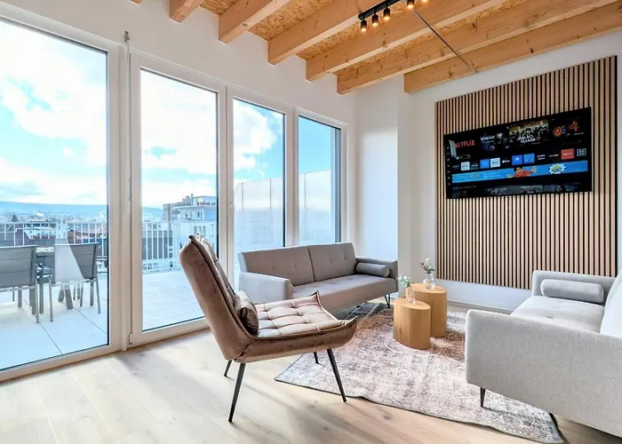 Apartamento Velaris - Stilvolle Lofts & Penthouses - Premium Wohnen Mit Parkplatz & Workstations Kaiserslautern