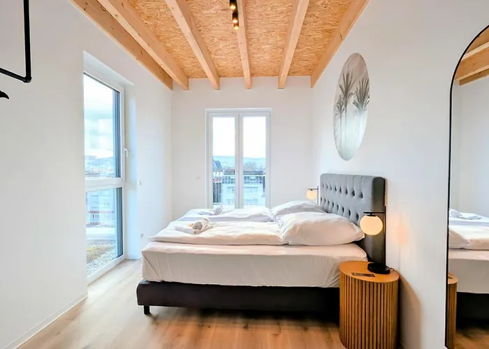 Appartement Velaris - Stilvolle Lofts & Penthouses - Premium Wohnen Mit Parkplatz & Workstations *