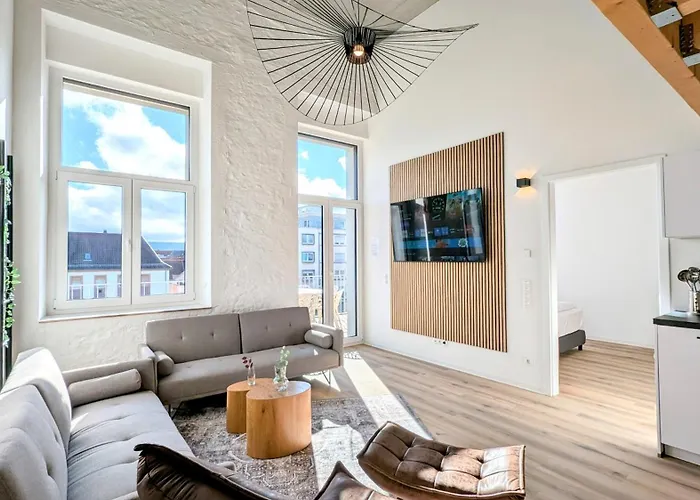 Velaris - Stilvolle Lofts & Penthouses - Premium Wohnen Mit Parkplatz & Workstations Apartamento Kaiserslautern